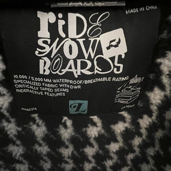 Women’s Snowboard Jacket Ride Size Large - Picture 4 of 6